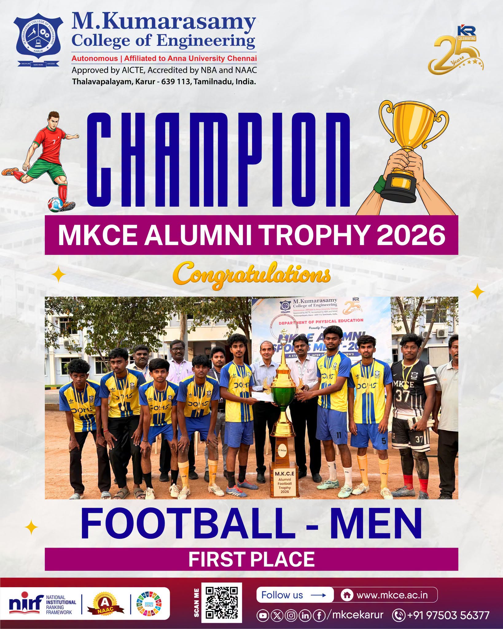 CONGRATULATIONS TO OUR CHAMPIONS!